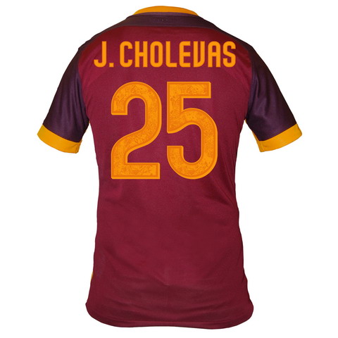 Camiseta cholevas del As Roma Primera 2015-2016 baratas