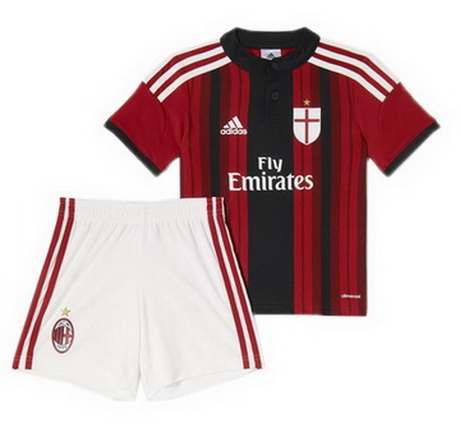 Camiseta del AC Milan Nino Primera 2014-2015 baratas