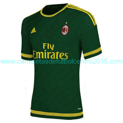 Camiseta del AC Milan Tercera 2015-2016 baratas