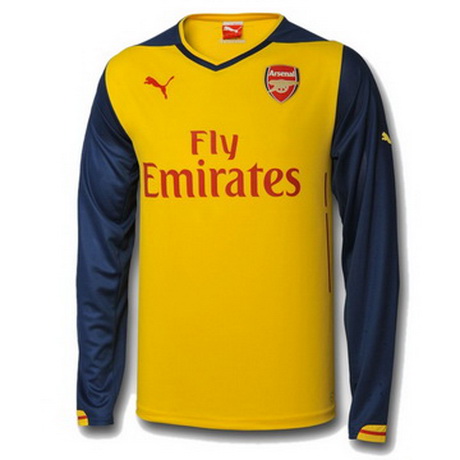Camiseta del Arsenal Manga Larga Segunda 2014-2015 baratas