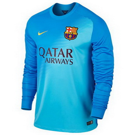 Camiseta del Barcelona Manga Larga portero 2014-2015 azul
