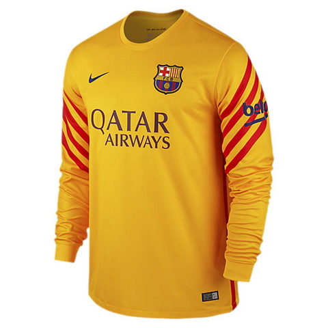 Camiseta del Barcelona Manga Larga portero 2015-2016 amarillo