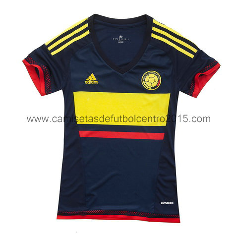 Camiseta del Colombia Mujer Segunda 2015-2016 baratas