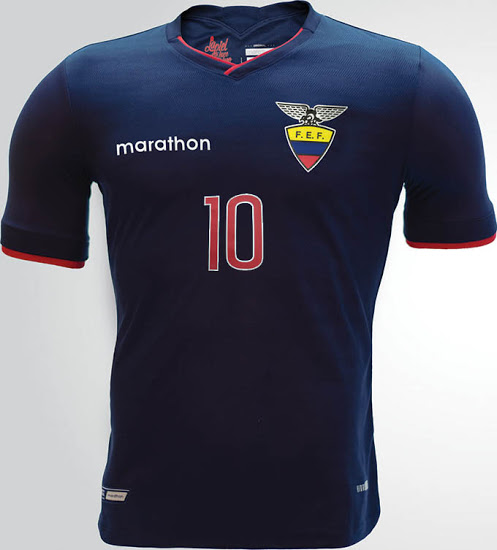 Camiseta del Ecuador Segunda 2015-2016 baratas