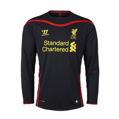 Camiseta del Liverpool Manga Larga portero 2014-2015 negro