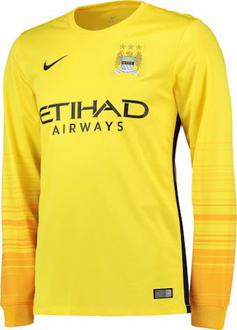 Camiseta del Manchester City ML portero 2015-2016 baratas