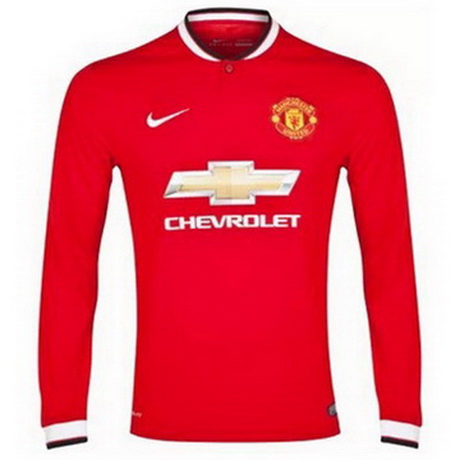 Camiseta del Manchester United Manga Larga Primera 2014-2015 baratas
