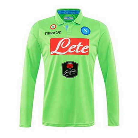 Camiseta del Napoli Manga Larga portero 2014-2015 verde