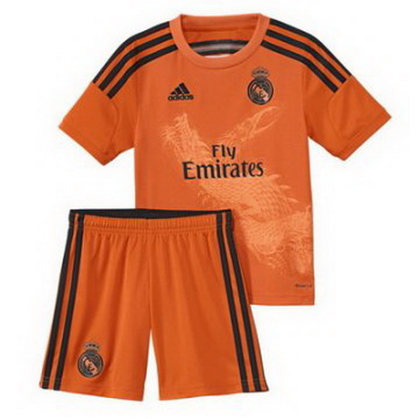 Camiseta del Real Madrid Nino portero 2014-2015 naranja