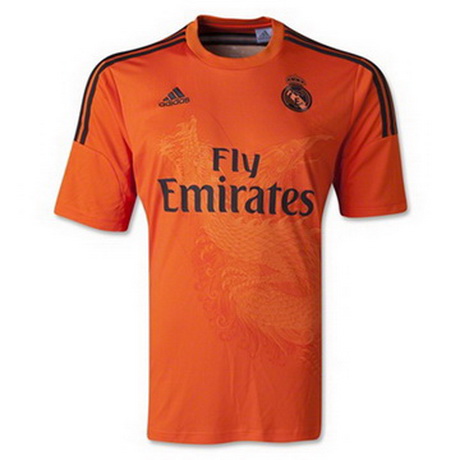 Camiseta del Real Madrid portero 2014-2015 naranja