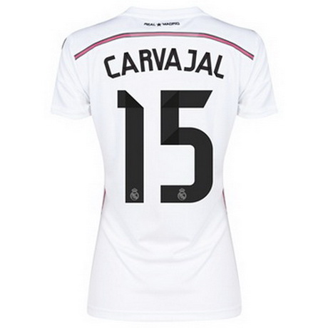 Camisetas CARVAJAL del Real Madrid Mujer Primera 2014-2015 baratas