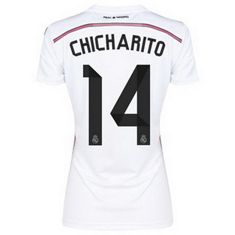 Camisetas CHICHARITO del Real Madrid Mujer Primera 2014-2015 baratas