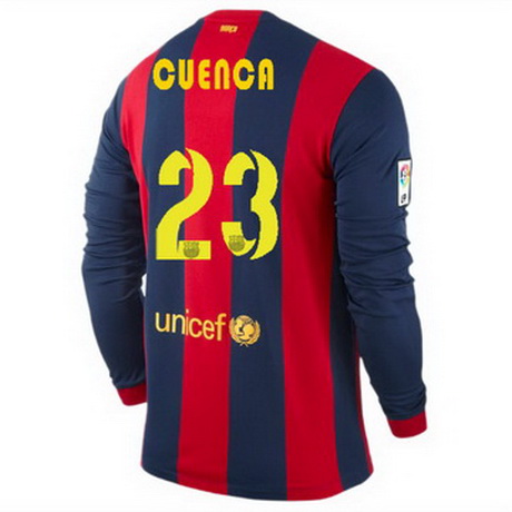Camisetas Cuenca del Barcelona ML Primera 2014-2015 baratas