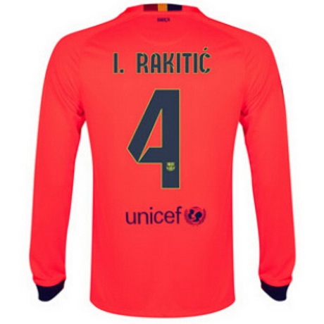 Camisetas I. Rakitic del Barcelona ML Segunda 2014-2015 baratas