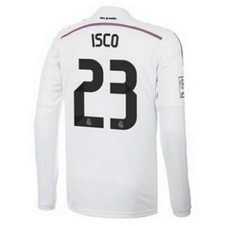 Camisetas ISCO del Real Madrid ML Primera 2014-2015 baratas