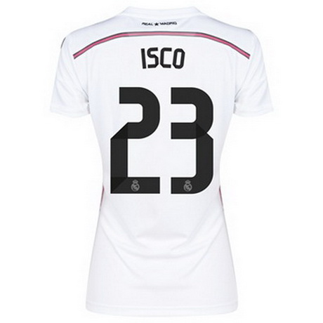 Camisetas ISCO del Real Madrid Mujer Primera 2014-2015 baratas