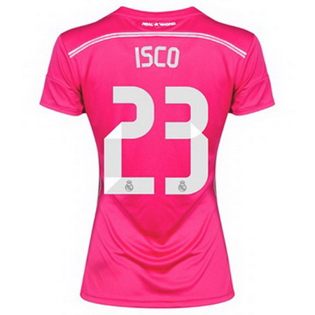 Camisetas ISCO del Real Madrid Mujer Segunda 2014-2015 baratas