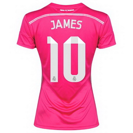 Camisetas JAMES del Real Madrid Mujer Segunda 2014-2015 baratas