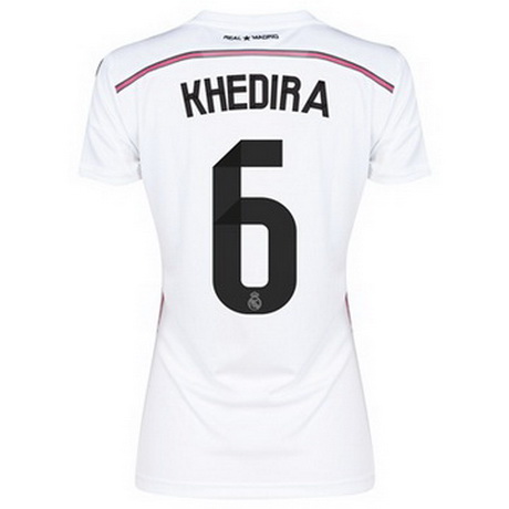 Camisetas KHEDIRA del Real Madrid Mujer Primera 2014-2015 baratas