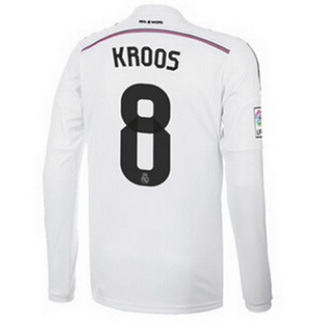 Camisetas KROOS del Real Madrid ML Primera 2014-2015 baratas