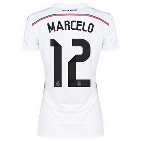 Camisetas MARCELO del Real Madrid Mujer Primera 2014-2015 baratas