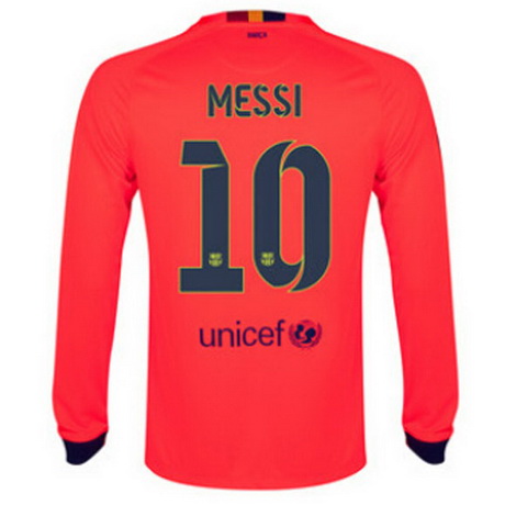 Camisetas Messi del Barcelona ML Segunda 2014-2015 baratas