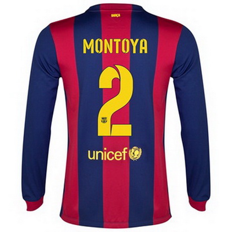 Camisetas Montoya del Barcelona ML Primera 2014-2015 baratas - Haga un click en la imagen para cerrar