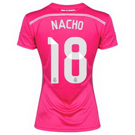 Camisetas NACHO del Real Madrid Mujer Segunda 2014-2015 baratas