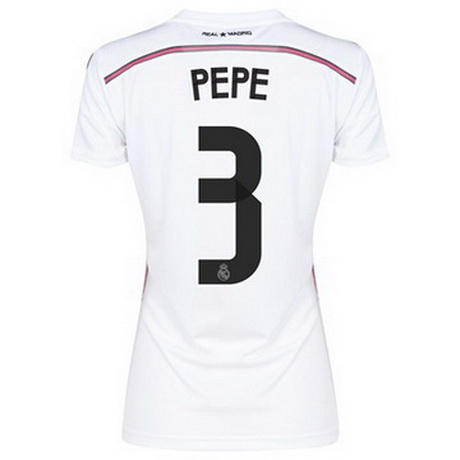Camisetas PEPE del Real Madrid Mujer Primera 2014-2015 baratas