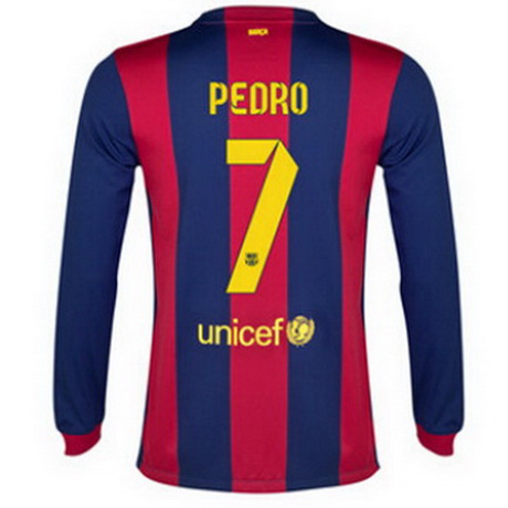 Camisetas Pedro del Barcelona ML Primera 2014-2015 baratas
