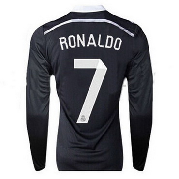Camisetas RONALDO del Real Madrid Manga Larga Tercera 2014-2015