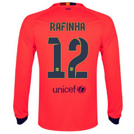 Camisetas Rafinha del Barcelona ML Segunda 2014-2015 baratas