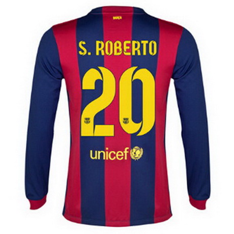 Camisetas Roberto del Barcelona ML Primera 2014-2015 baratas - Haga un click en la imagen para cerrar
