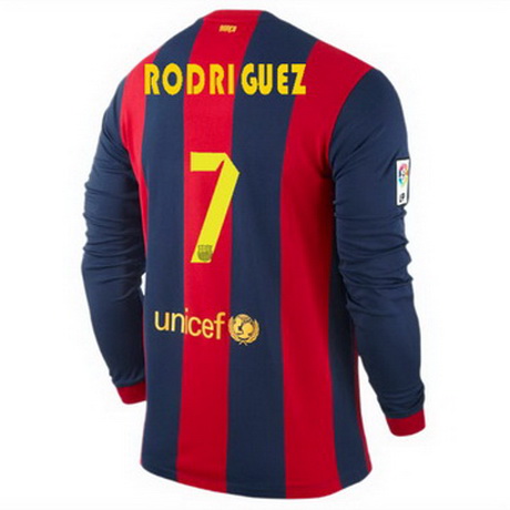 Camisetas Rodriguez del Barcelona ML Primera 2014-2015 baratas