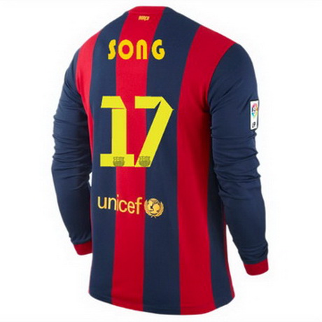Camisetas Song del Barcelona ML Primera 2014-2015 baratas