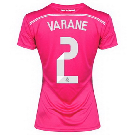 Camisetas VARANE del Real Madrid Mujer Segunda 2014-2015 baratas