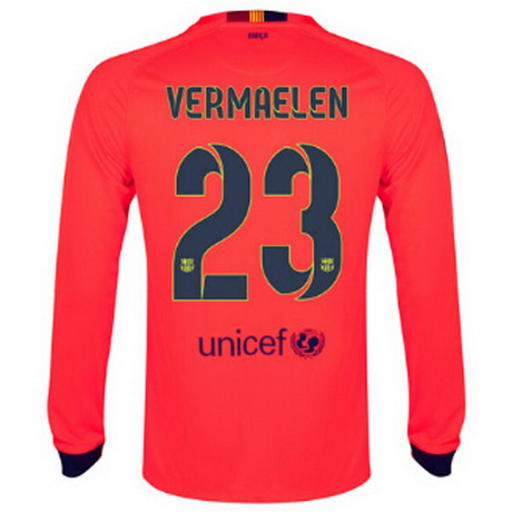 Camisetas Vermaelen del Barcelona ML Segunda 2014-2015 baratas - Haga un click en la imagen para cerrar