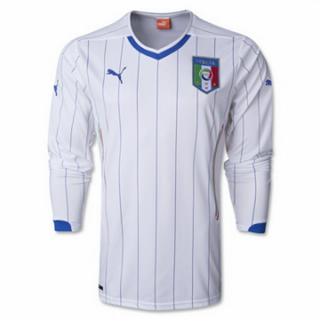 Camiseta del Italia Manga Larga Segunda 2014-2015 baratas