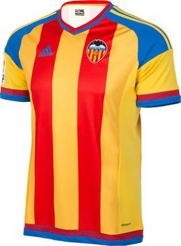 Tailandia Camiseta del Valencia Segunda 2015-2016 baratas